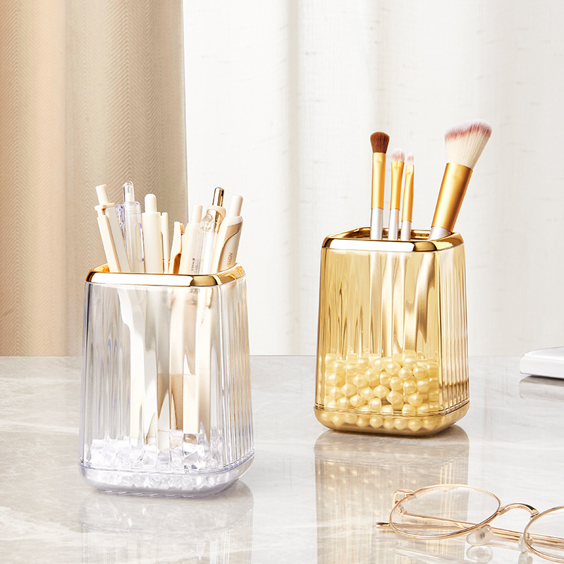 Luxury Skincare And Makeup Brands - Pudełko do przechowywania pędzli kosmetycznych na