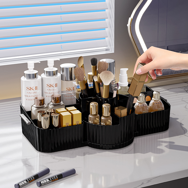 Nowy 360 °   Obrotowy pojemnik – Luxury Skincare And Makeup Brands recenzja i cena