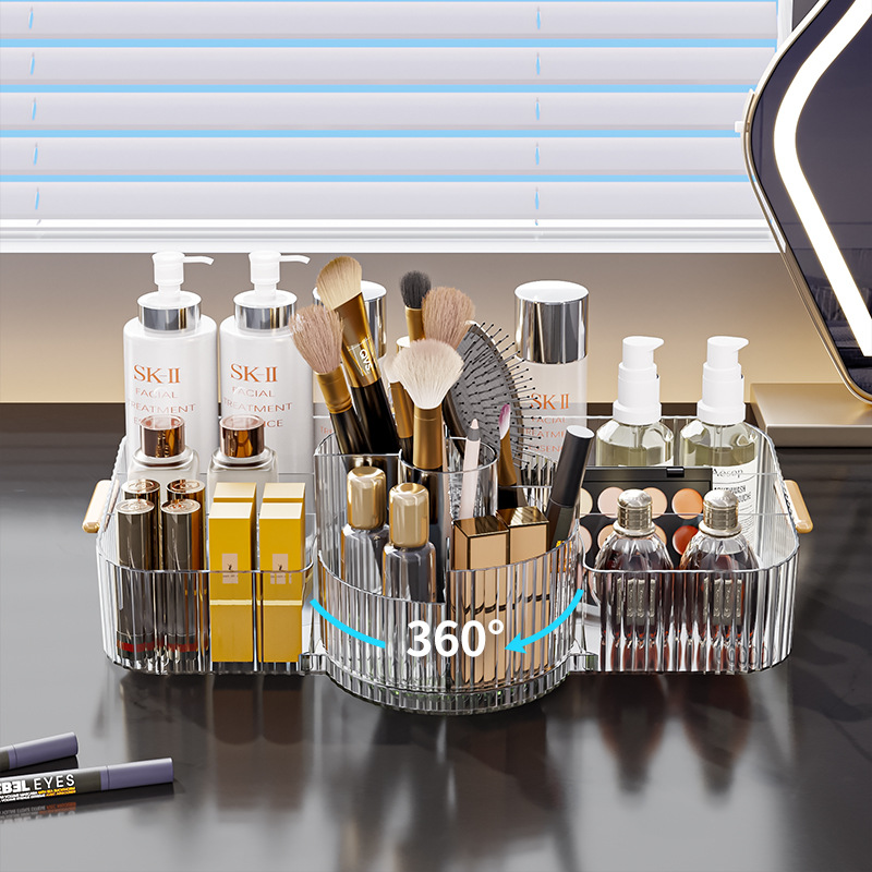 Nowy 360 °   Obrotowy pojemnik – Luxury Skincare And Makeup Brands recenzja i cena